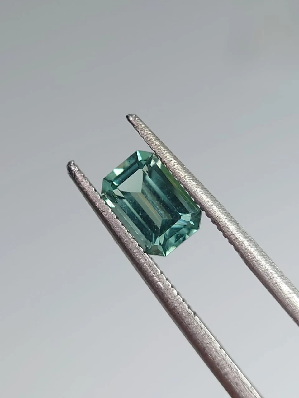 0.86ct Lagoon Blue Tourmaline Cushion Cut Gemstone from Afghanistan — view 4